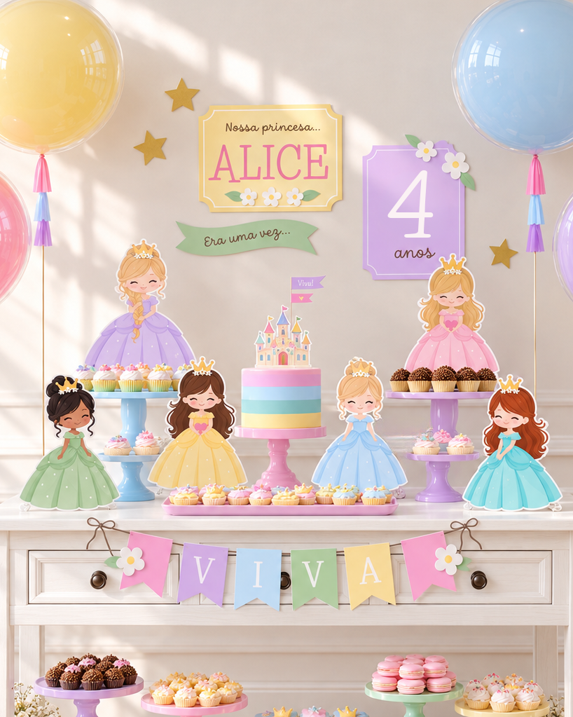 Festa digital de princesas